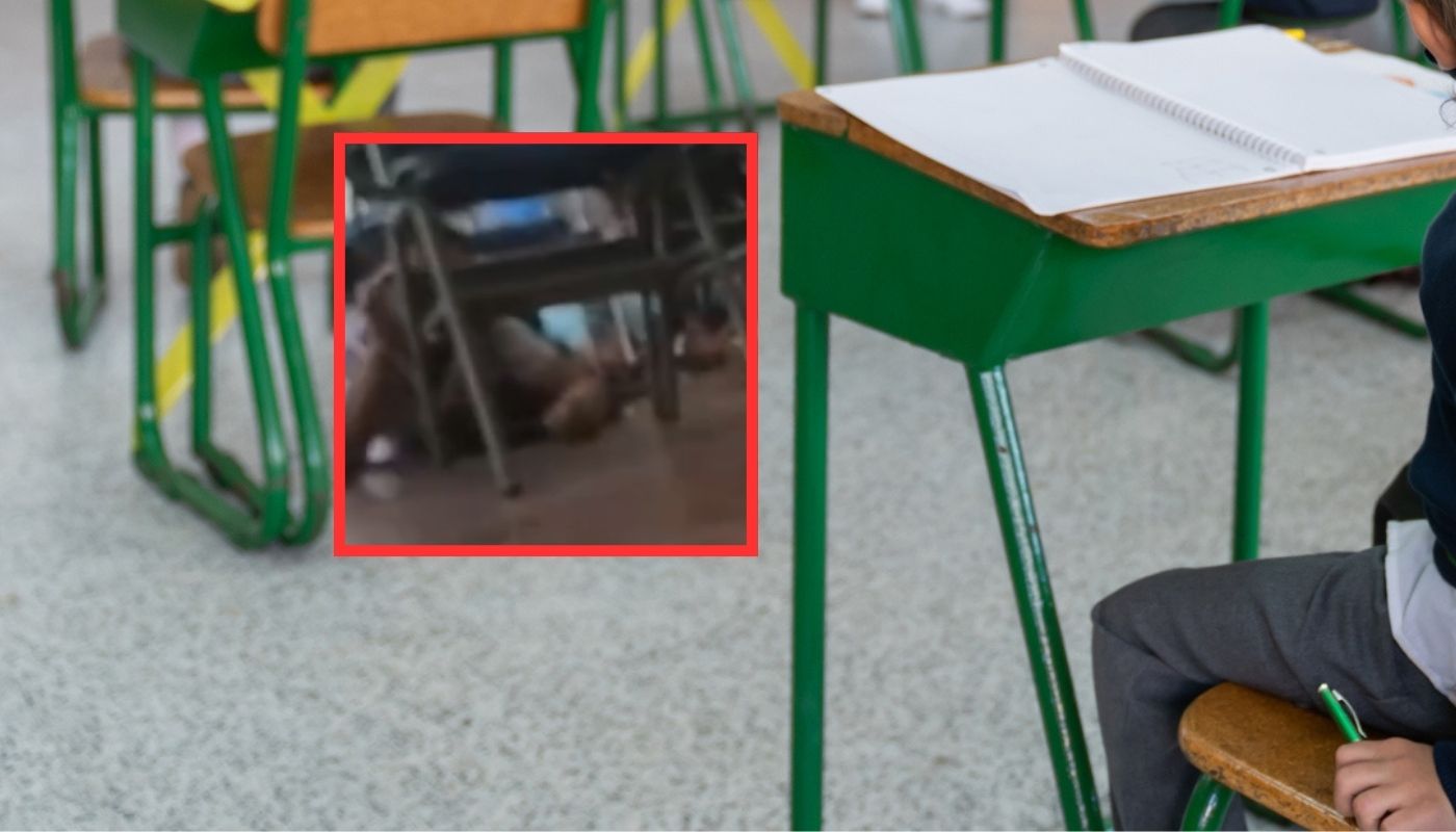 Pánico en Colegio de Cauca por ataque de armado; estudiantes se tiraron al piso
