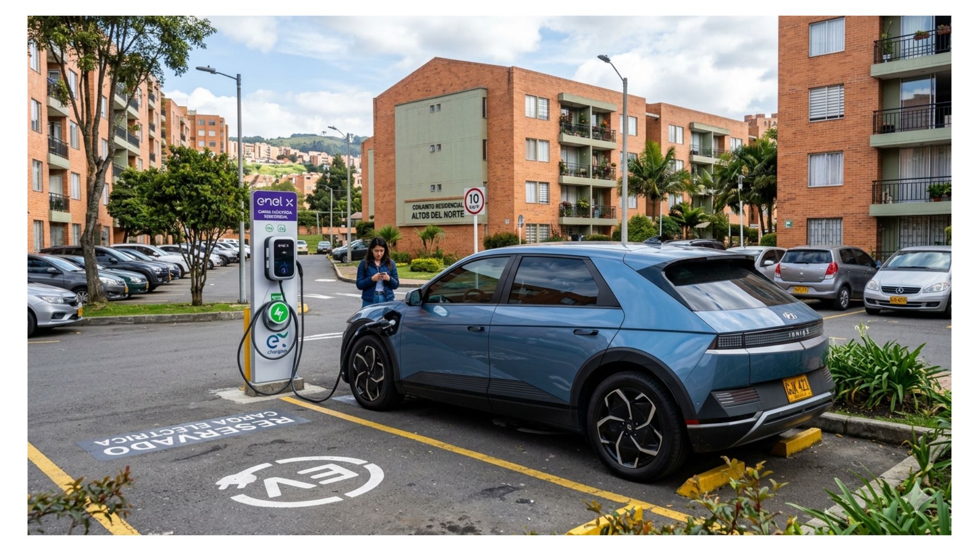 ¿Puedo instalar cargador de mi carro eléctrico en conjunto residencial Colombia?