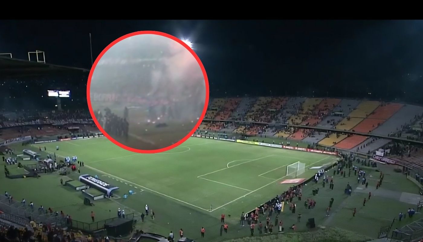 Ordenan evacuación del Atanasio Girardot por protestas en Copa Libertadores 