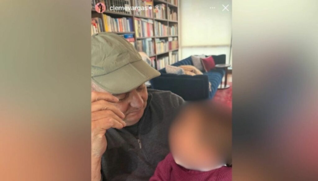 Última foto de Germán Vargas Lleras junto a su nieto /IG: @clemevargas
