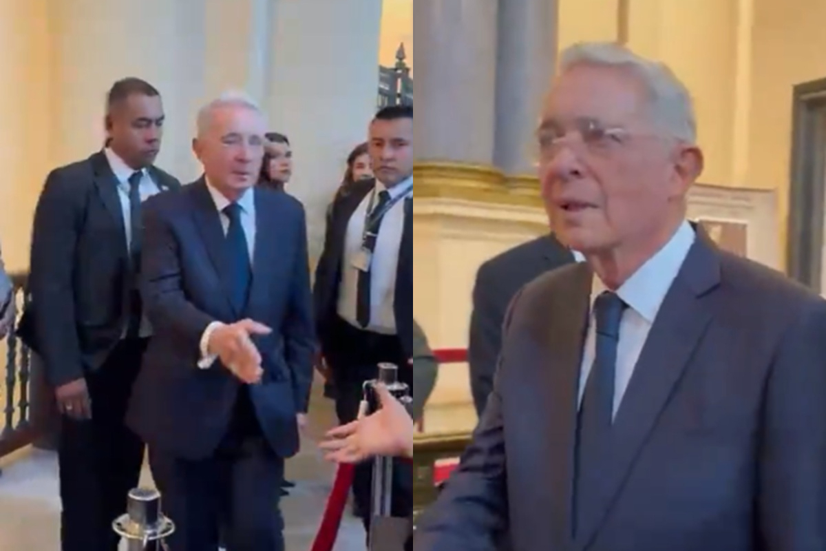 Video: Álvaro Uribe fue a funeral de Germán Vargas Lleras y quedó grabado
