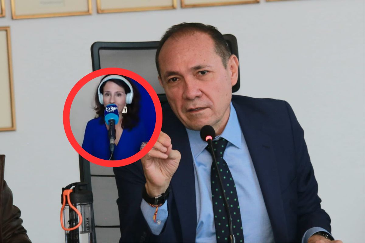 Paola Ochoa y el ministro de Trabajo, Antonio Sanguino, pelearon en Blu Radio por los $ 25 billones que pasarán a Colpensiones. "No le dé risa". 
