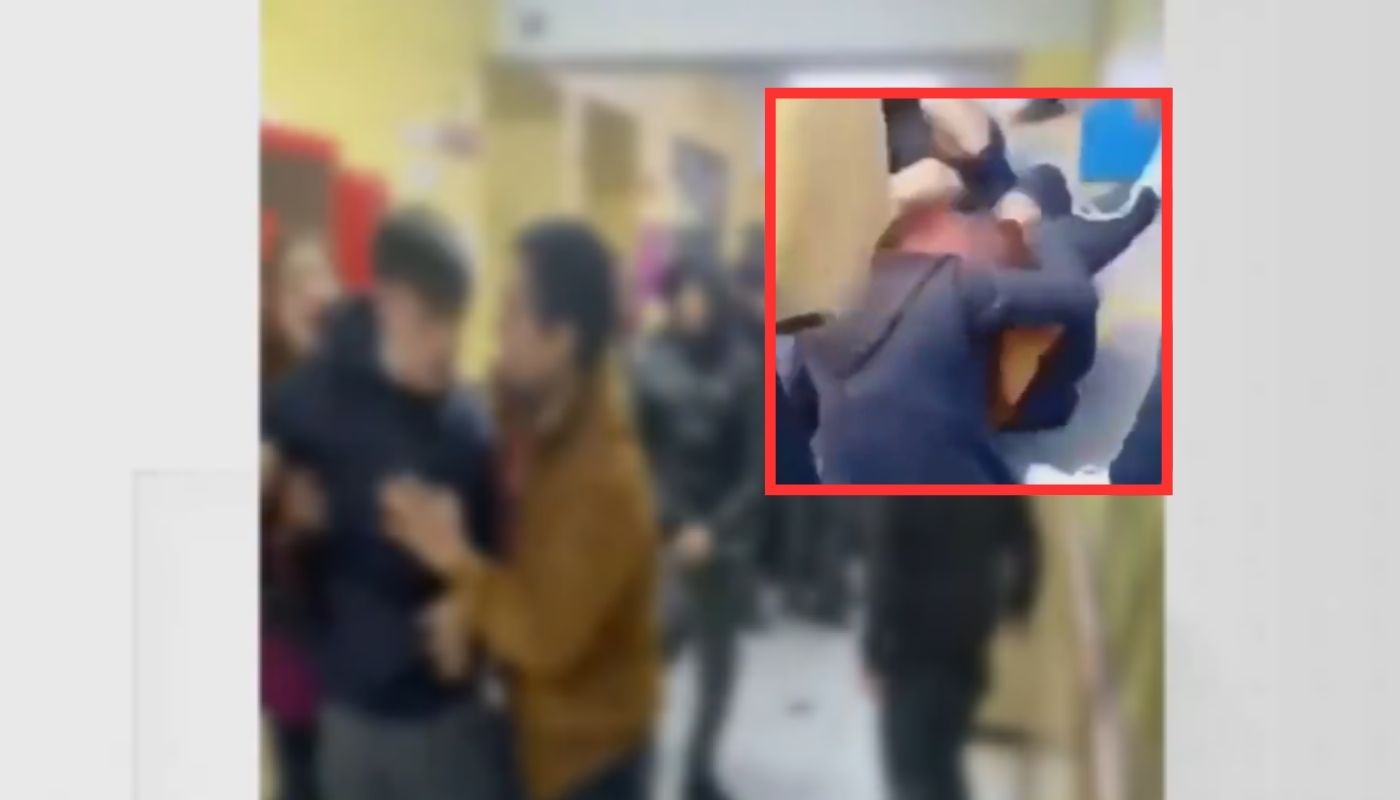 Siete docentes, heridos en brutal pelea en colegio y 14 estudiantes detenidos