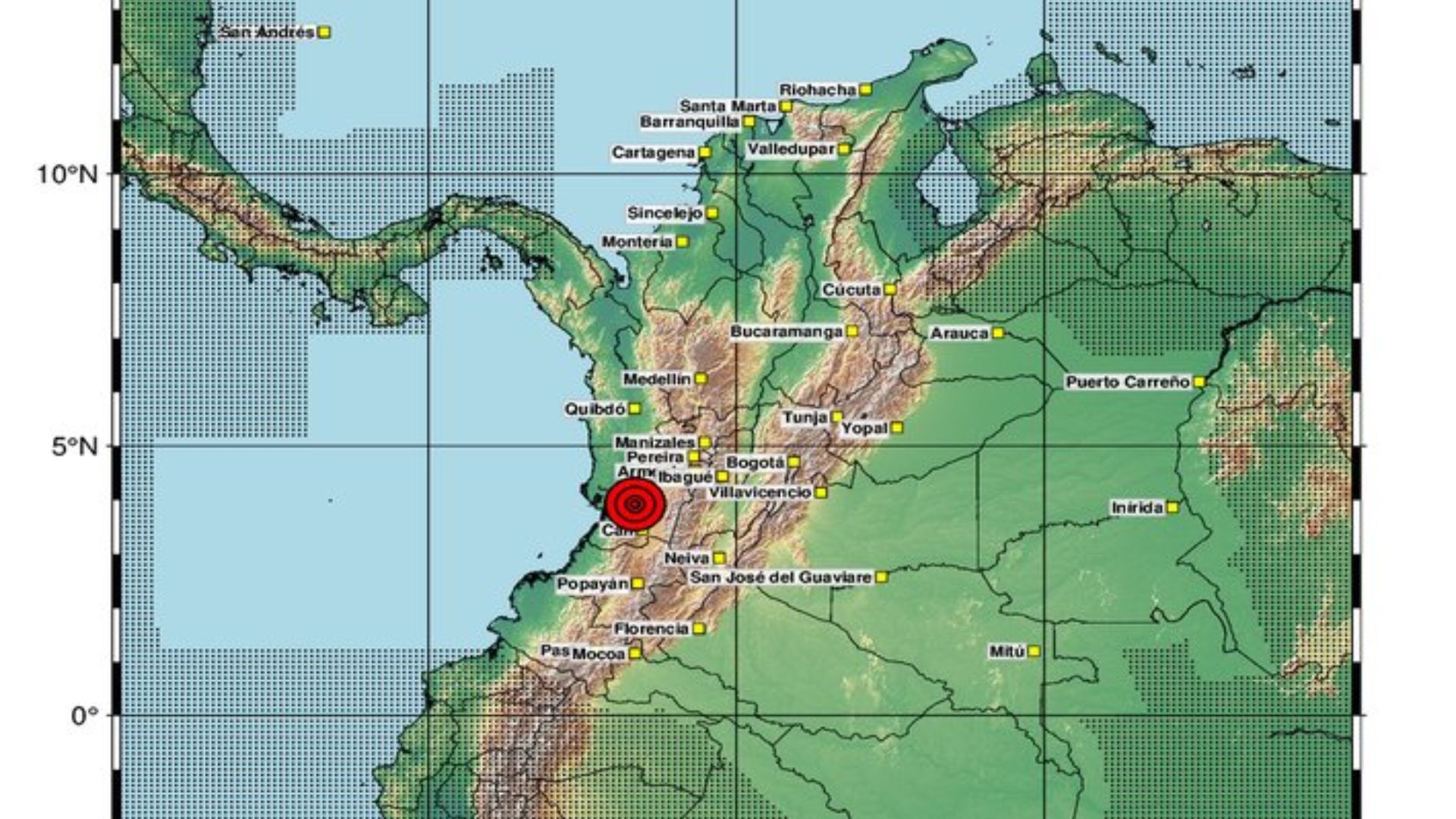 Temblor en Cali hoy 14 de mayo de 2026: fue de magnitud 5.5 y epicentro en Chocó