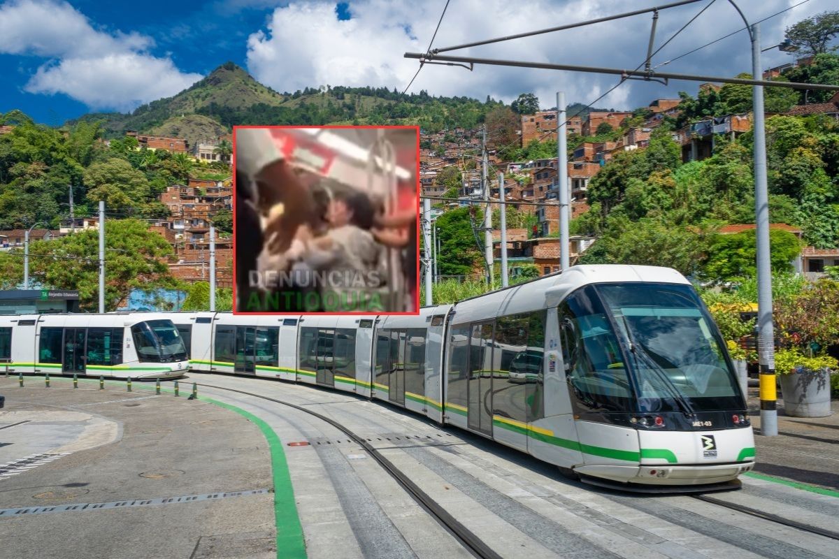 Metro de Medellín: mujeres se agarraron a golpes en un vagón del sistema