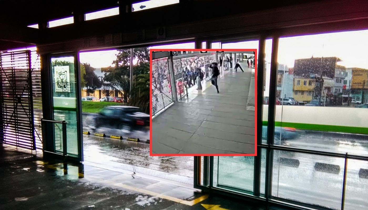 [Video] Adulto mayor resultó lesionado en medio de disturbios en Transmilenio