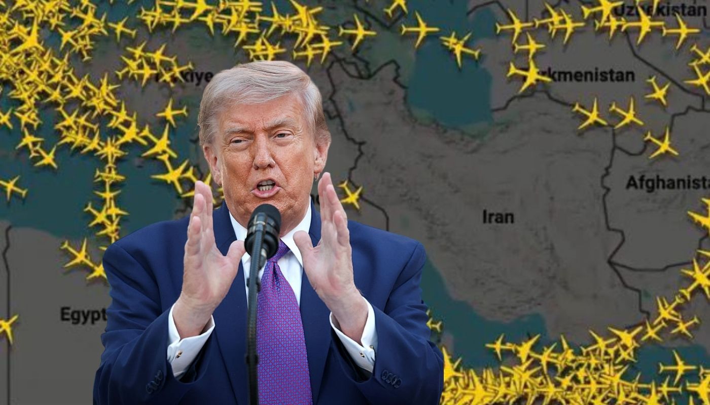 Irán cerró su espacio aéreo y Donald Trump canceló viaje por boda de su hijo