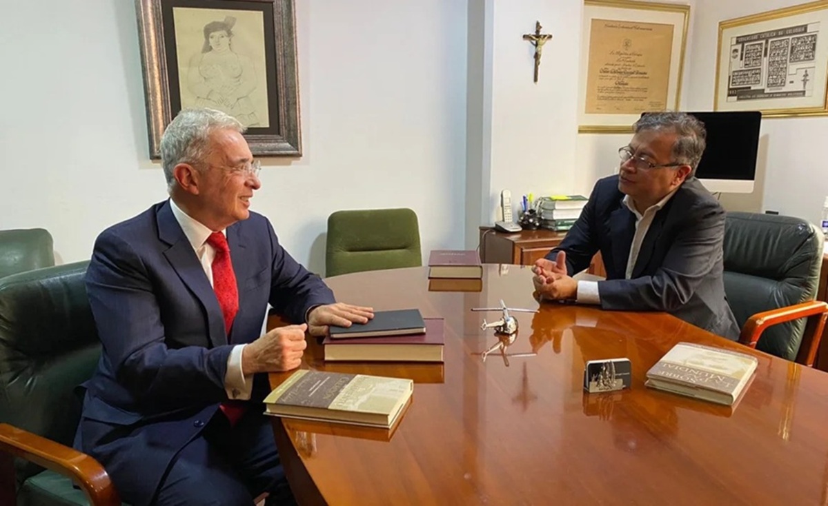 Álvaro Uribe y Gustavo Petro