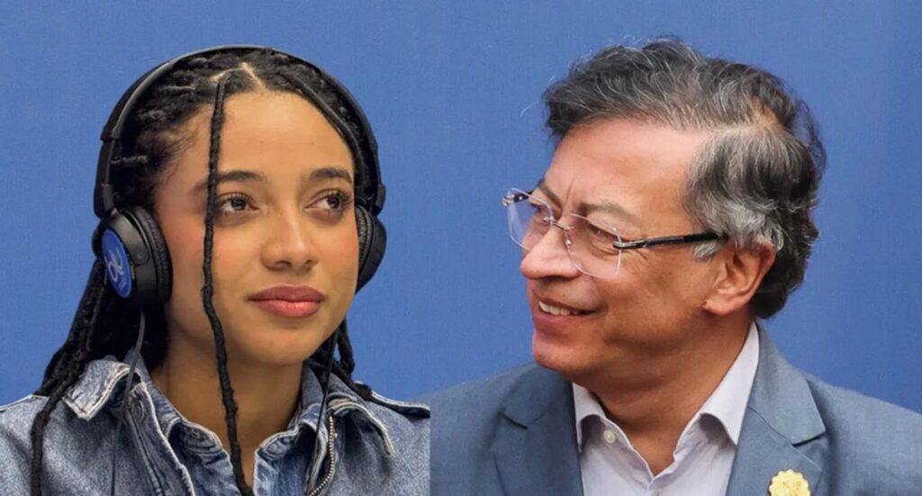 Juliana Guerrero y Gustavo Petro / Fotocomposición de Pulzo, con imágenes de Blu Radio y Getty
