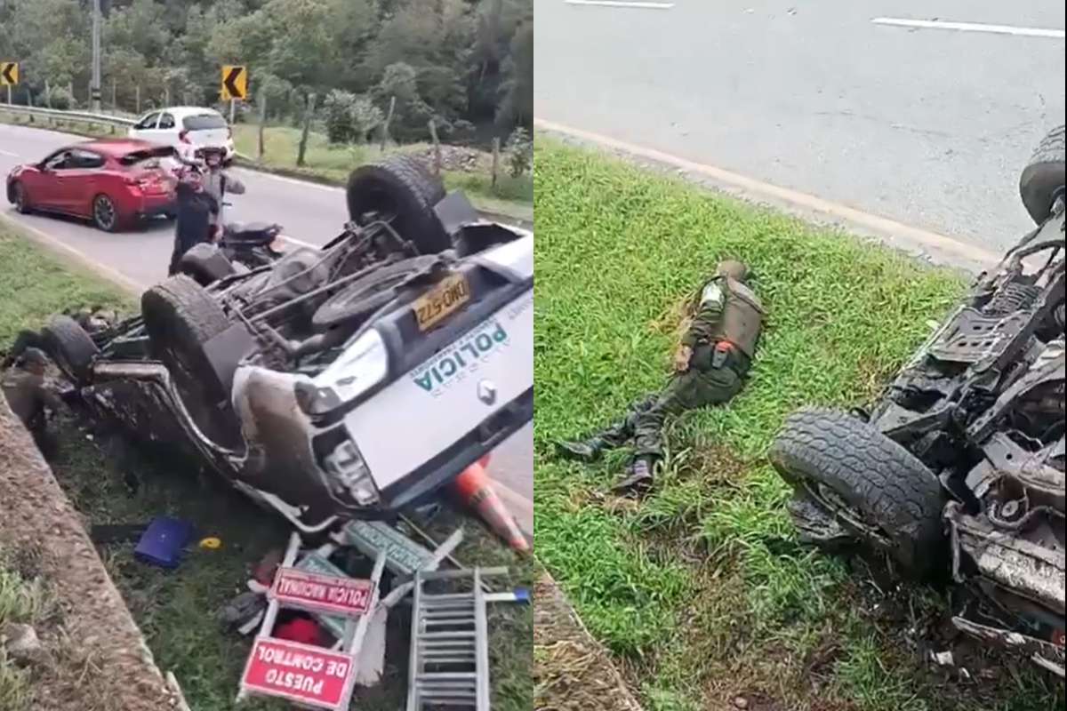 Revelan atentado a patrulla de Policía en vía Cúcuta-Pamplona: video de qué pasó