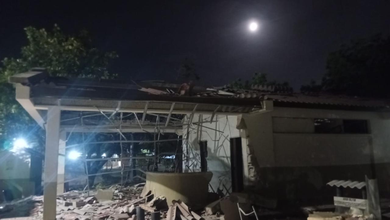 Ataque con explosivos contra batallón en Riohacha en madrugada de hoy miércoles