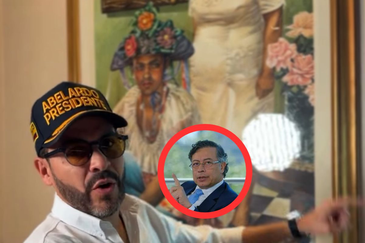 Abelardo de la Espriella respondió con dureza a Gustavo Petro tras las críticas a un cuadro de su oficina, aclarando que representa la danza de La Farota.