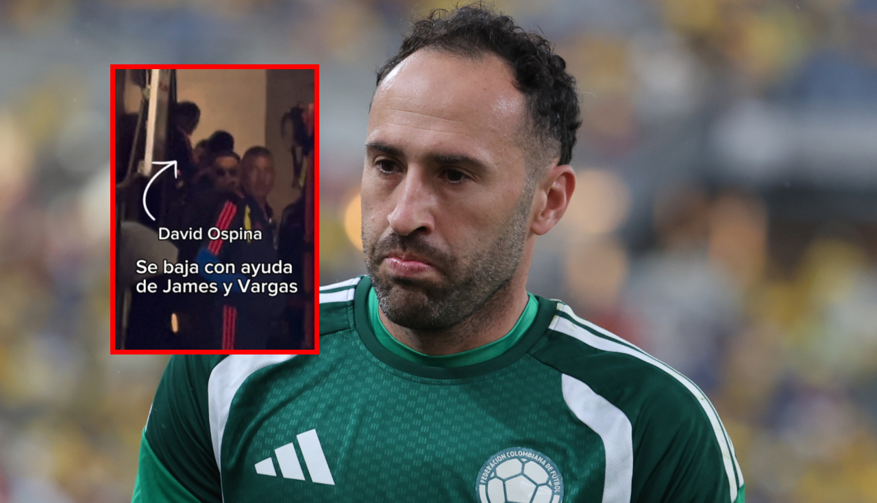 Video de David Ospina preocupa: bajó del bus con ayuda en la Selección Colombia