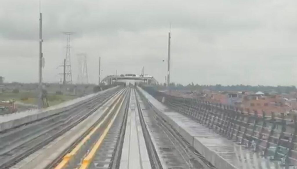 Viaducto del metro de Bogotá / X: @ClaudiaDiazAco1