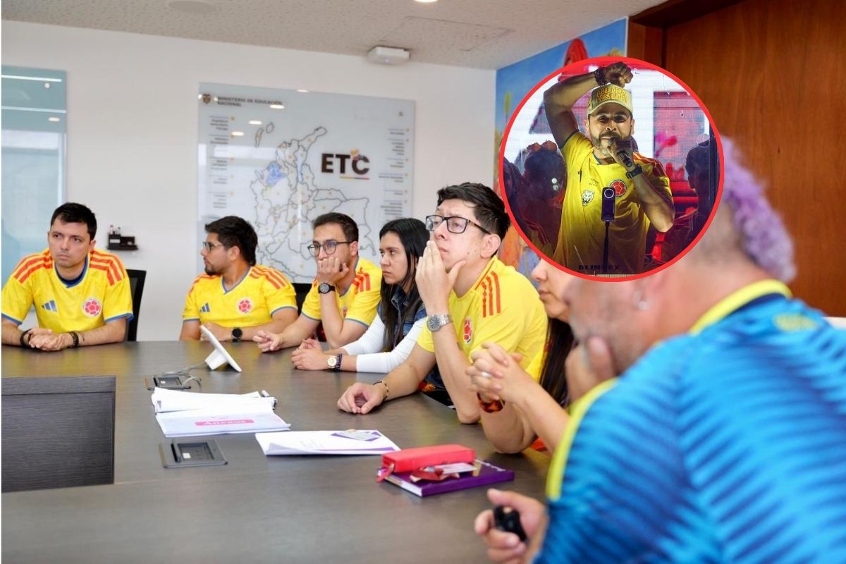 Gobierno Petro usa camisetas de Colombia en reuniones, como De la Espriella