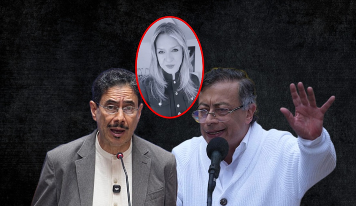 Iván Cepeda, Vicky Dávila y Gustavo Petro