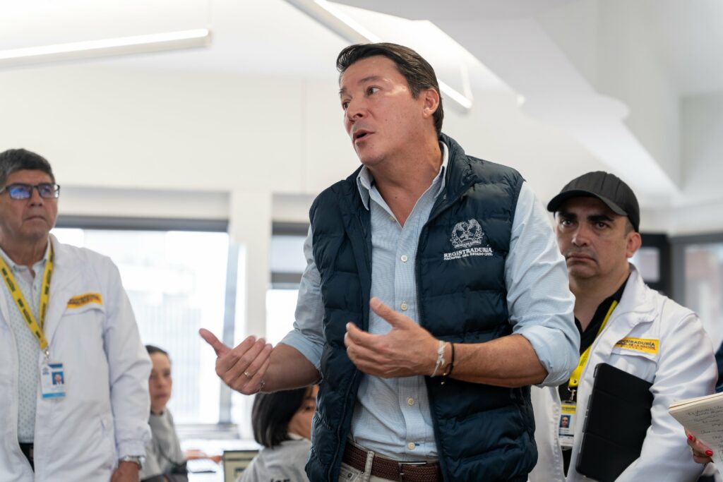 Hernán Penagos, registrador nacional / X: @registraduría