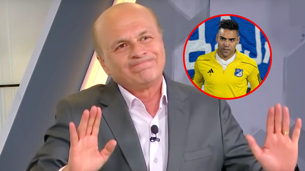 Carlos Antonio Vélez le tiró a Radamel Falcao por comentar en ESPN para Mundial