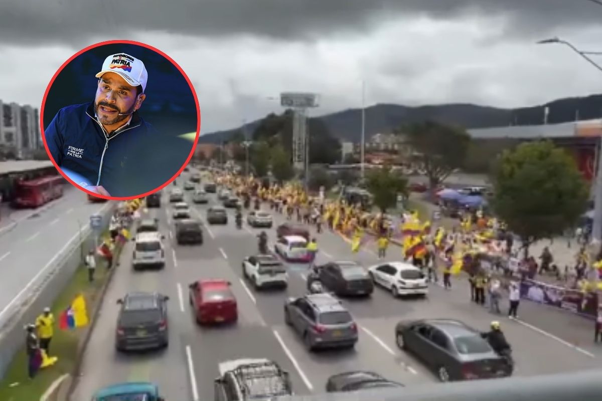 Marchas en Bogotá de simpatizantes de Abelardo de la Espriella