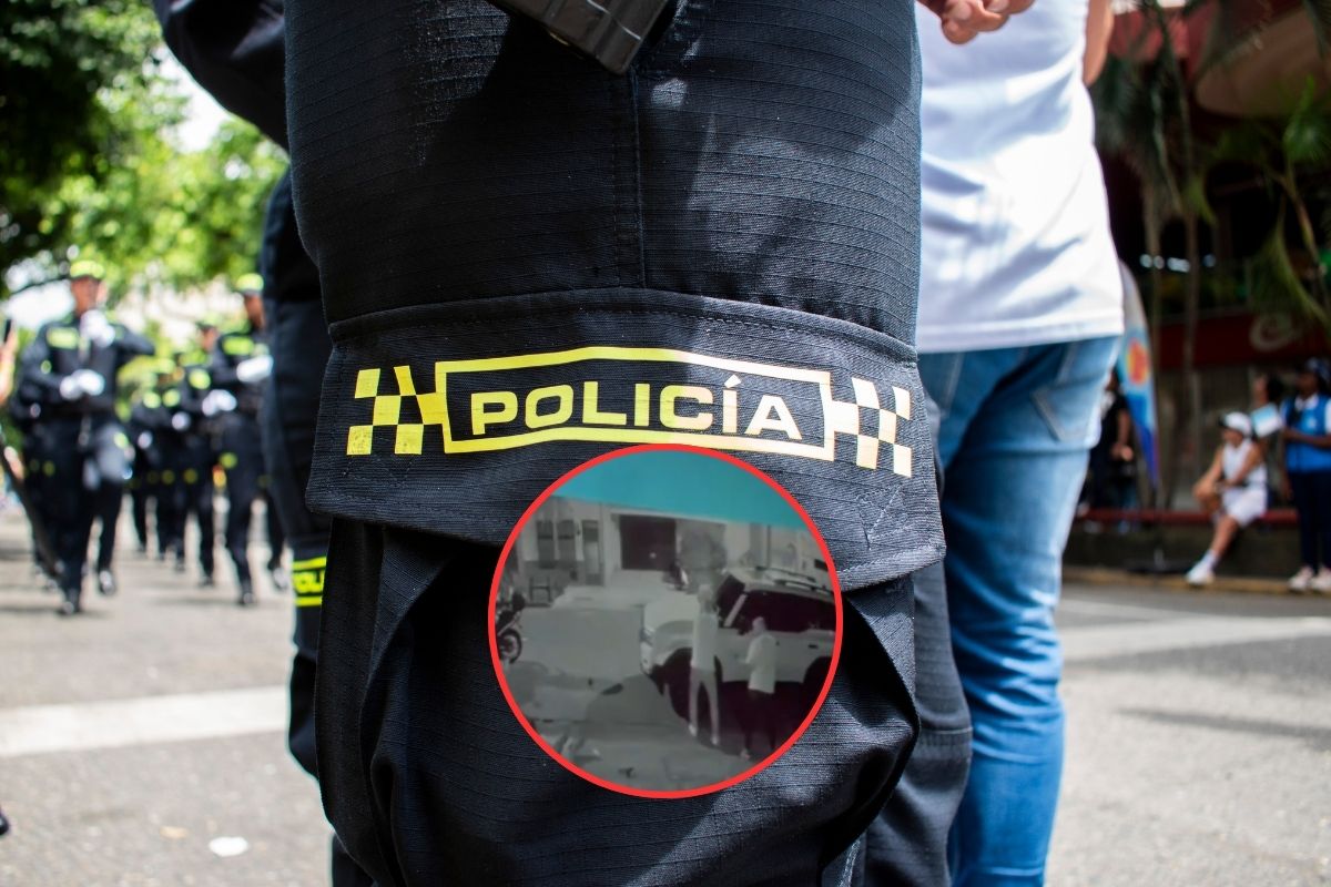 Video del tiroteo en Medellín en el que murieron dos policías en Laureles
