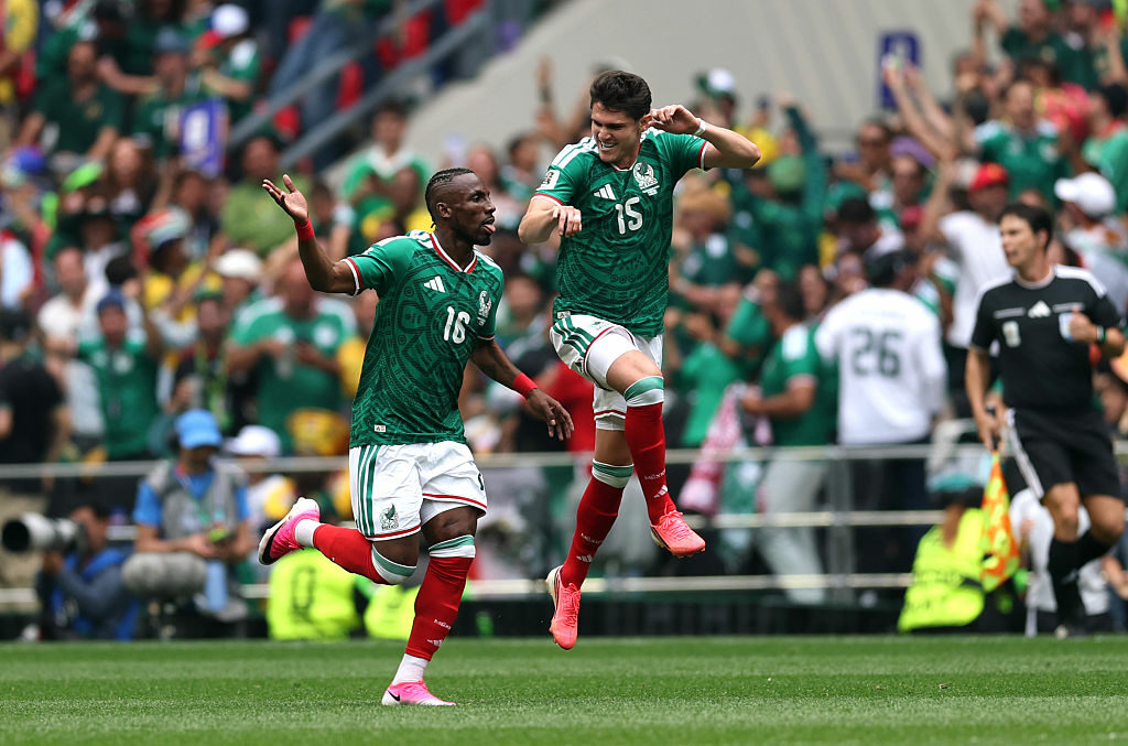Celebración gol de Julián Quiñones / Getty