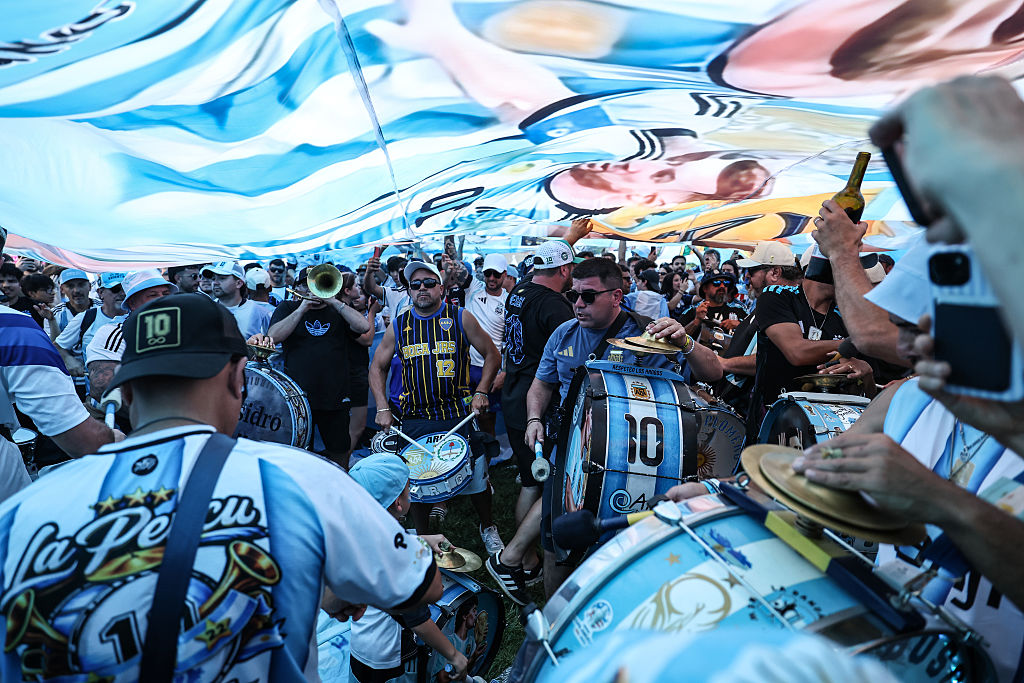 Hinchas de Argentina