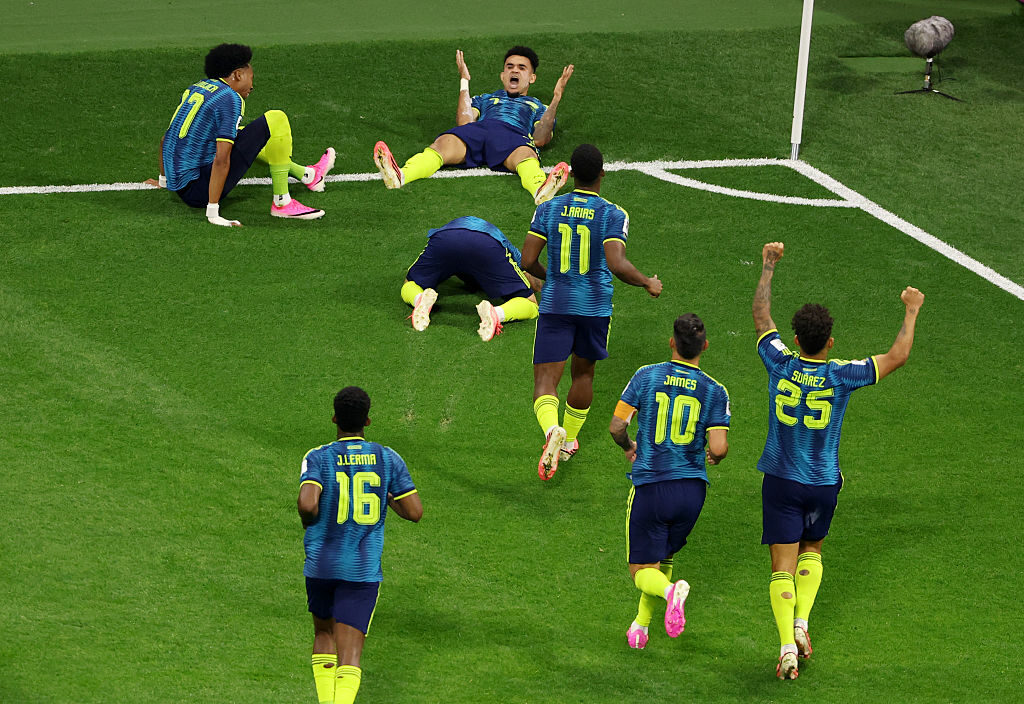 Celebración gol de Luis Díaz (Getty)