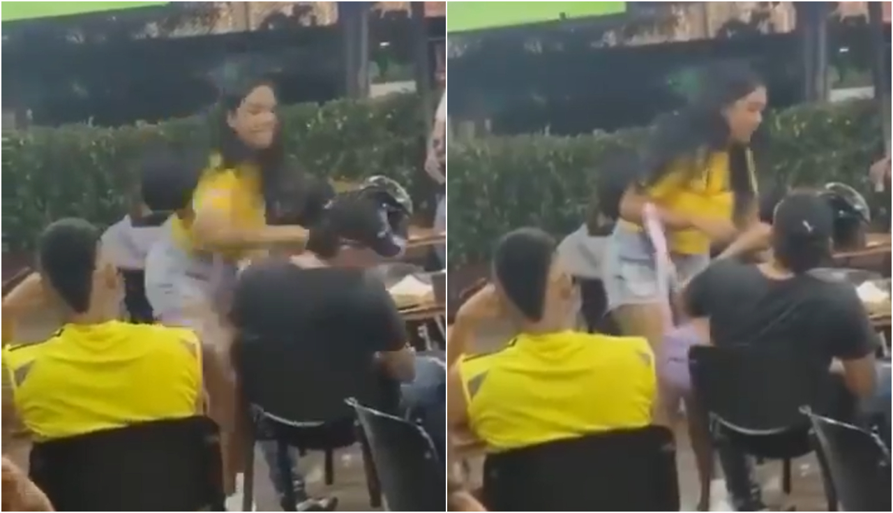 Video viral: mujer cacheteó a hombre durante partido de Colombia, detalles
