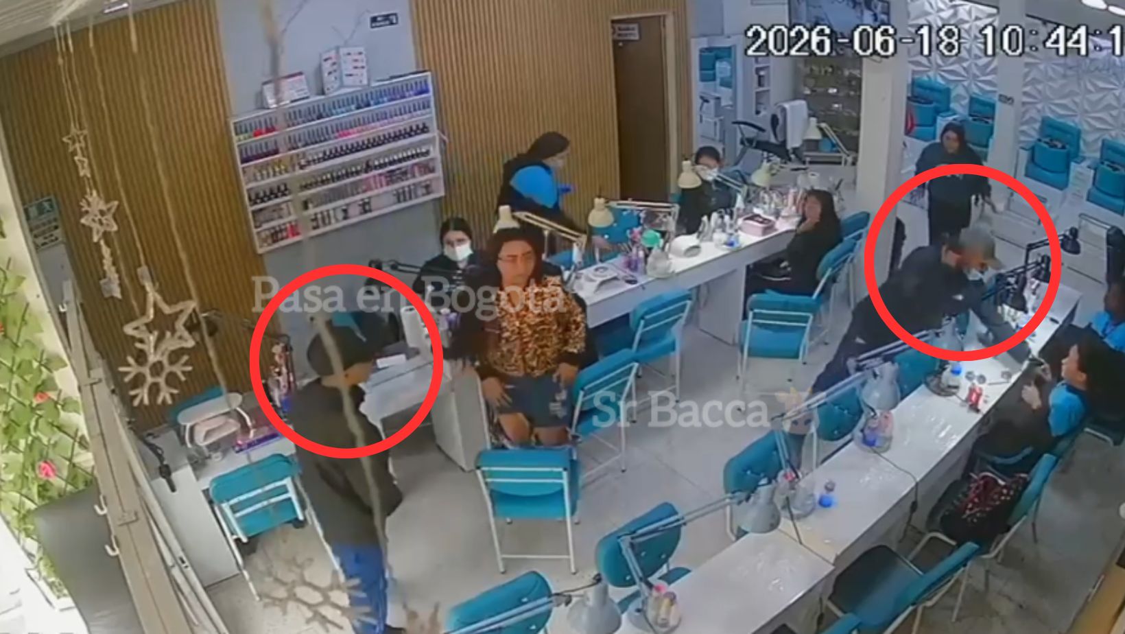 Robo en salón de belleza de Bogotá: ladrones amenazaron a clientas