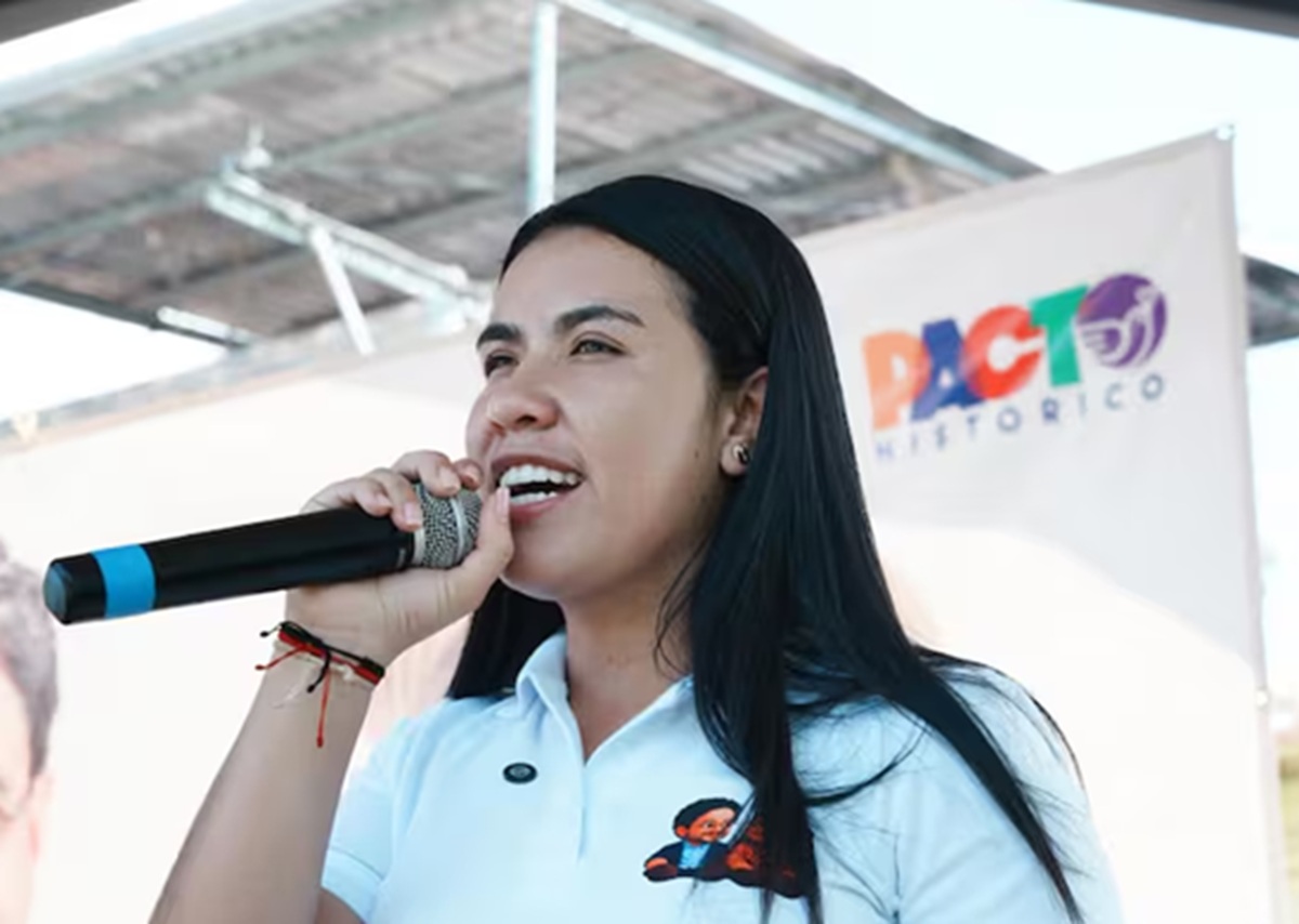 Verónica Estrada, representante que sufrió atentado