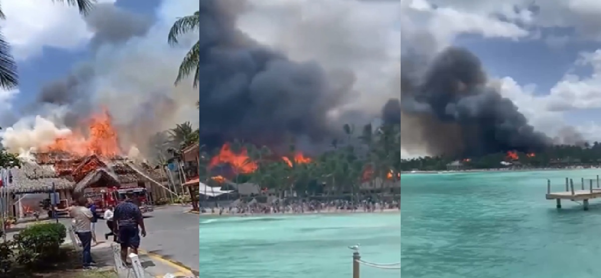 Incendio en República Cominicana