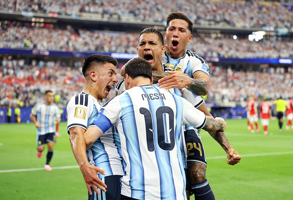 Argentina lleva puntaje perfecto y pelea por tener al goleador del Mundial (Getty)
