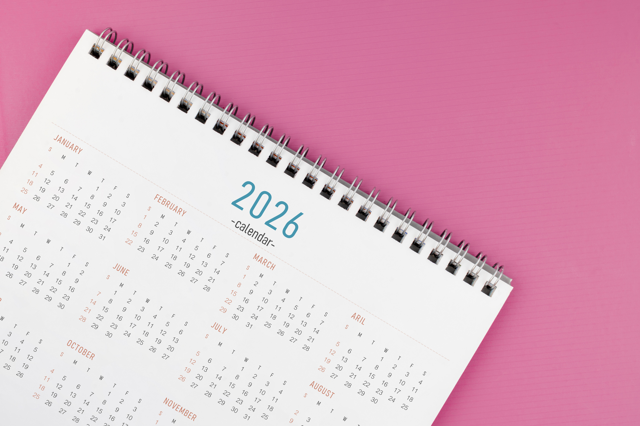 Calendario en Colombia