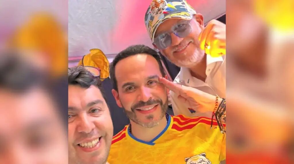 Christian Abarzúa, Abelardo de la Espriella y Carlos Suárez, suministrada 