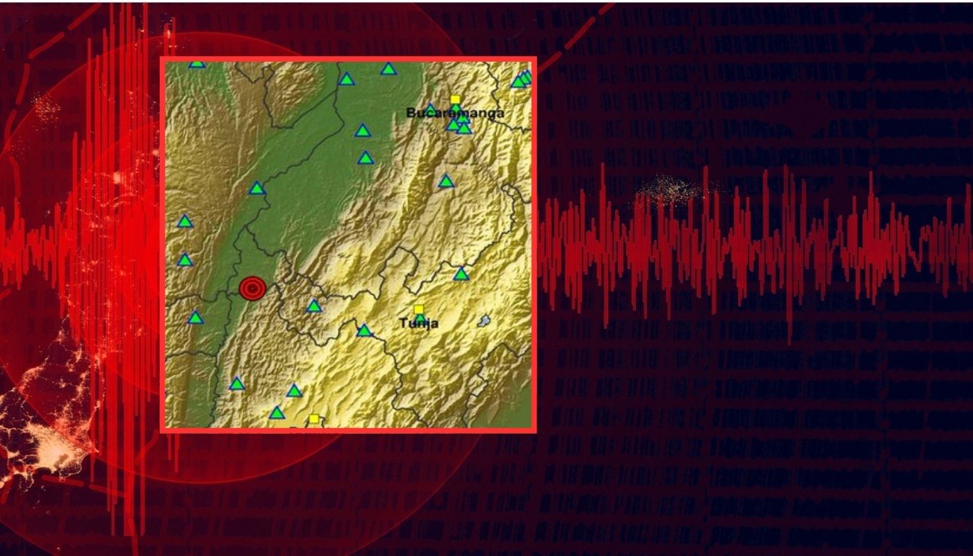 Temblor en Colombia de magnitud 3.4 en Puerto Boyacá (Boyacá) hoy 30/06/2026