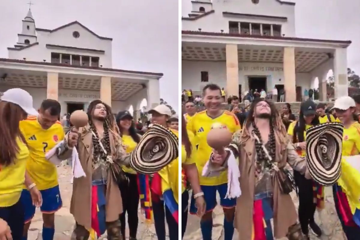 Chamán subió a Monserrate a salar a Ghana para partido contra Selección Colombia