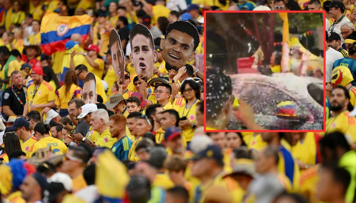 Así celebraron en Colombia la clasificación de 'tricolor' a octavos del Mundial