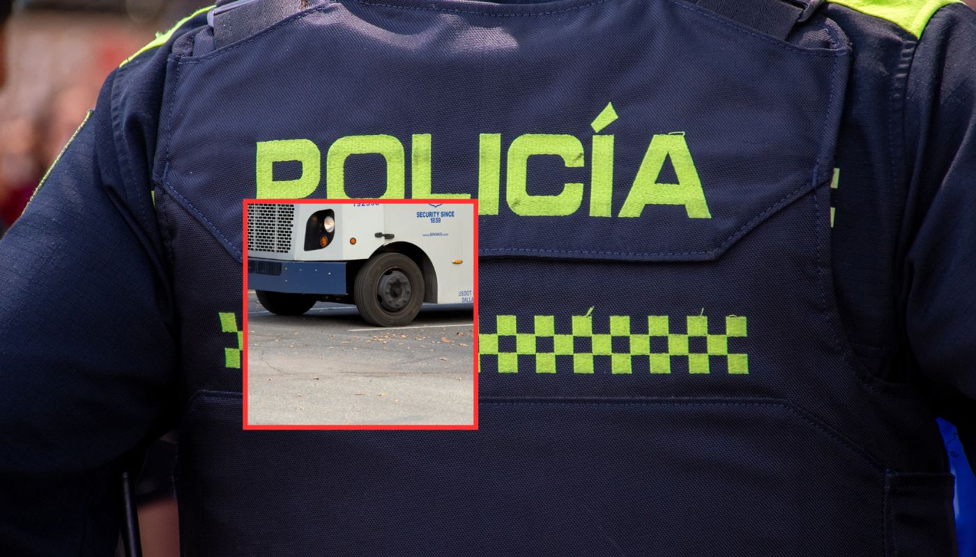 Carro de valores arrolló a patrulleros de Policía y los dejó gravemente heridos