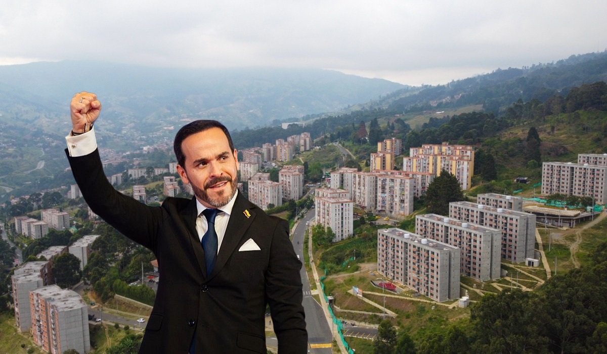 Abelardo de la Espriella, presidente electo de Colombia, sobre imagen ilustrativa de compra vivienda 