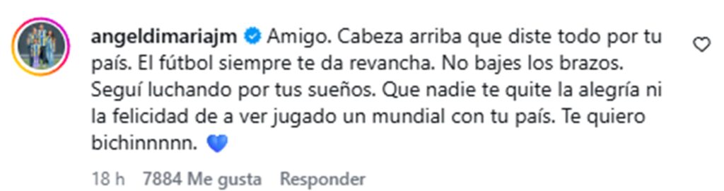 Mensaje Di María