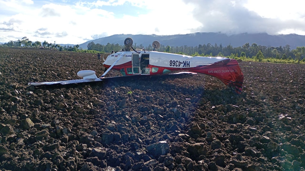 Accidente aéreo en Gachancipa