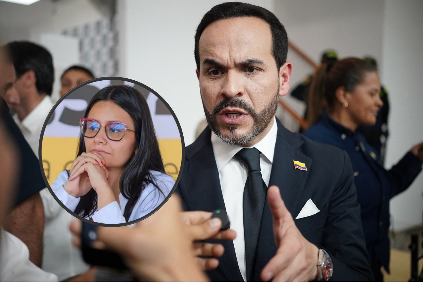 Angie Rodríguez aclara si entregó 28 cajas a Abelardo De la Espriella