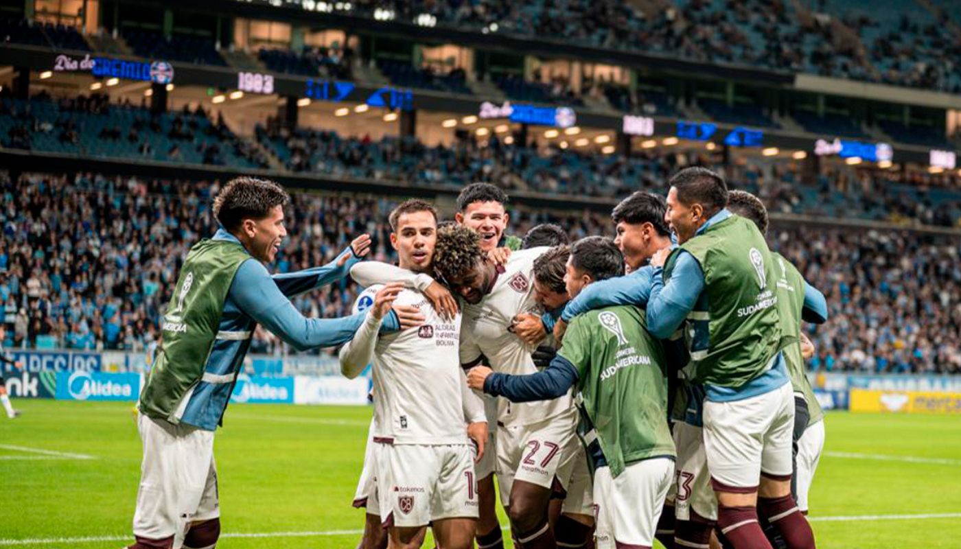 Dairon Asprilla marcó gol con que Bolívar que eliminó a Gremio en Sudamericana