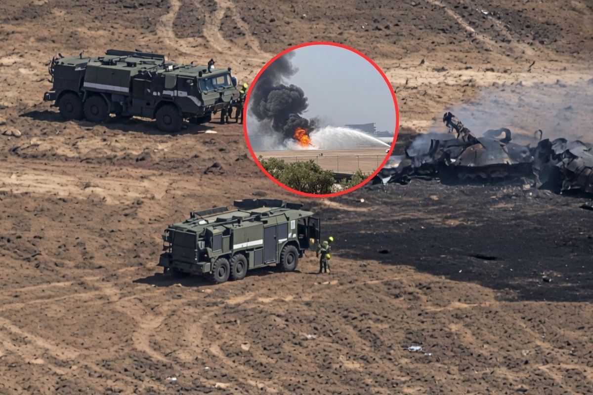 Así fue el accidente de un avión militar en San Diego, Estados Unidos