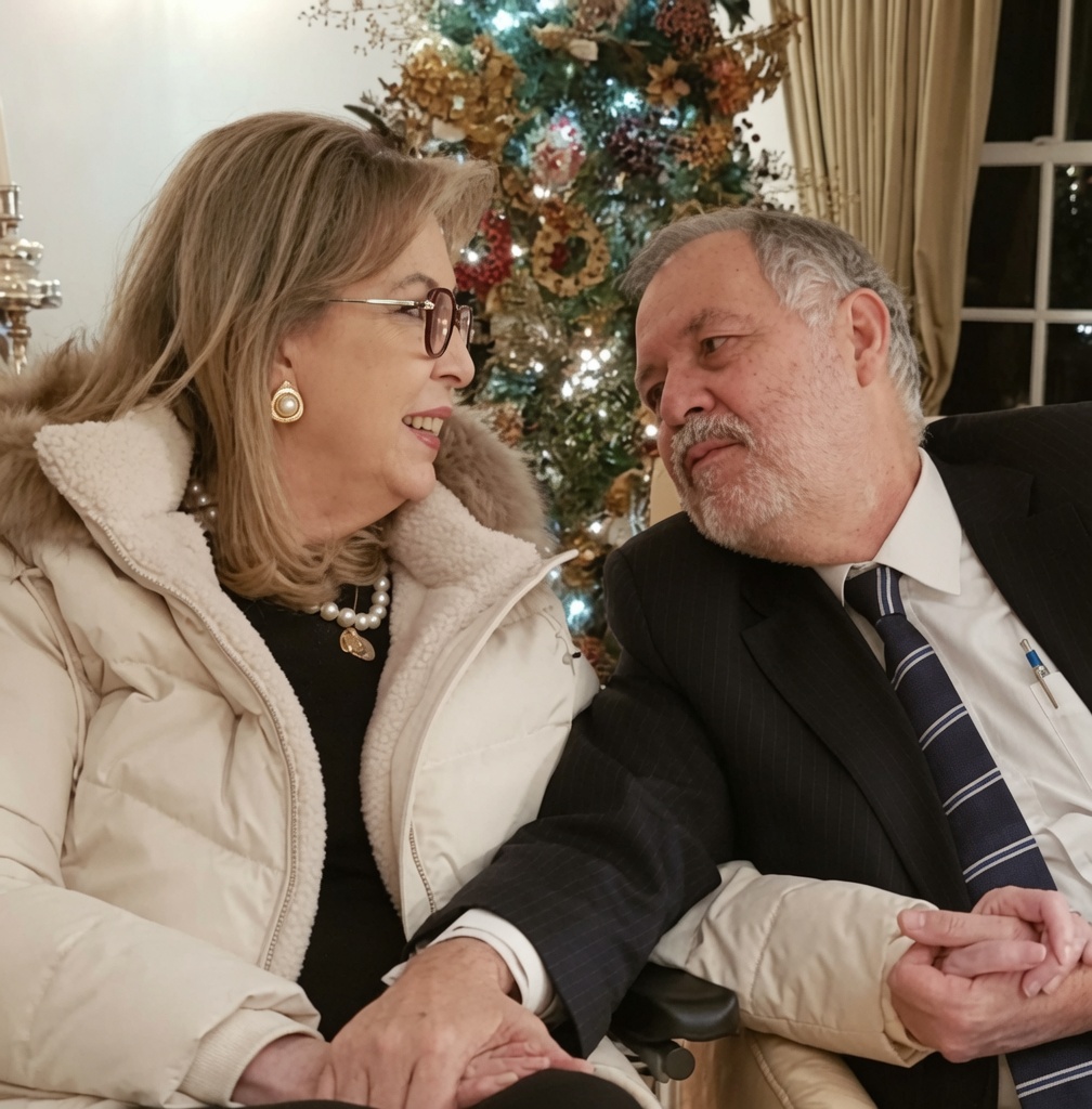 Alejandro Ordóñez junto con su esposa fallecida en 2023, Beatriz Hernández