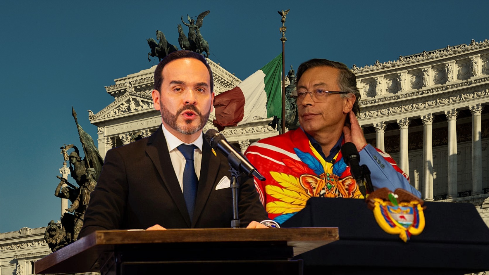 Coincidencia entre Gustavo Petro y De la Espriella: ciudadanía italiana