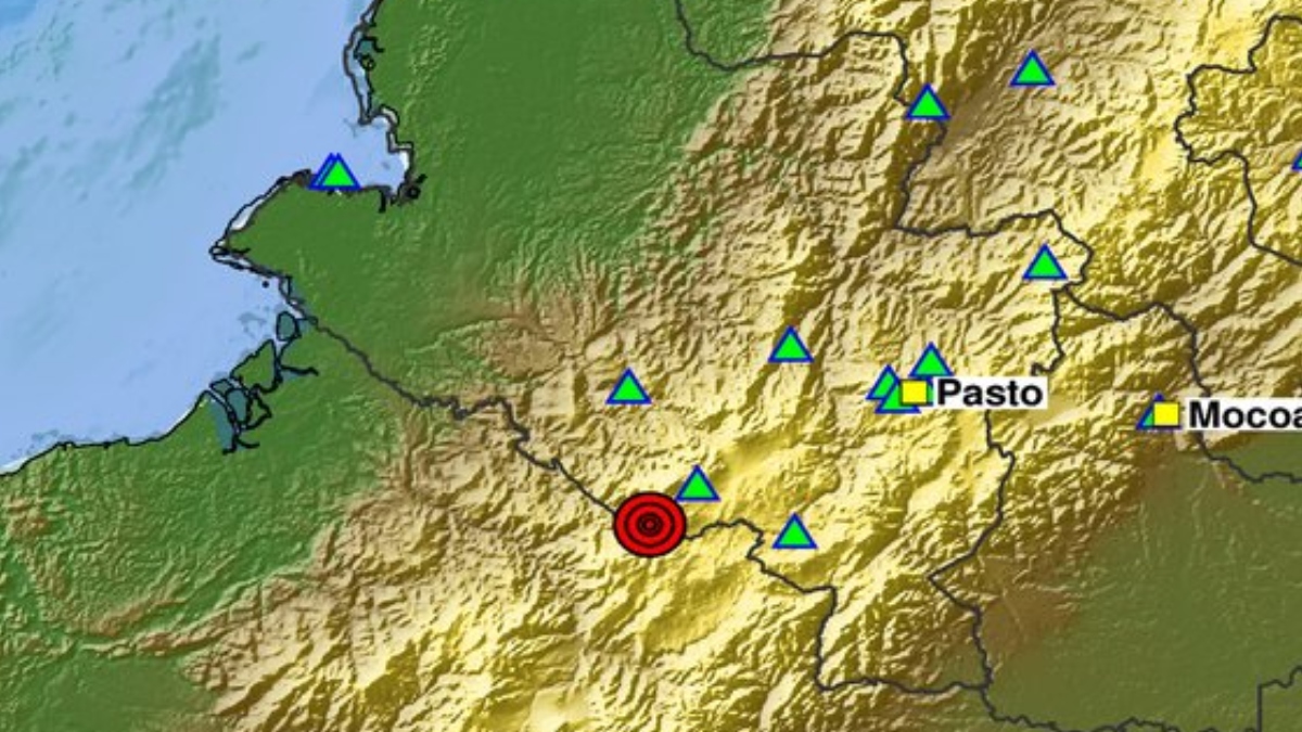 Temblor de magnitud  4.3 en Carchi, Ecuador, frontera con Colombia hoy 7082026