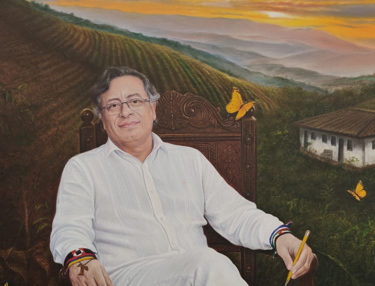 Cuadro de Gustavo Petro