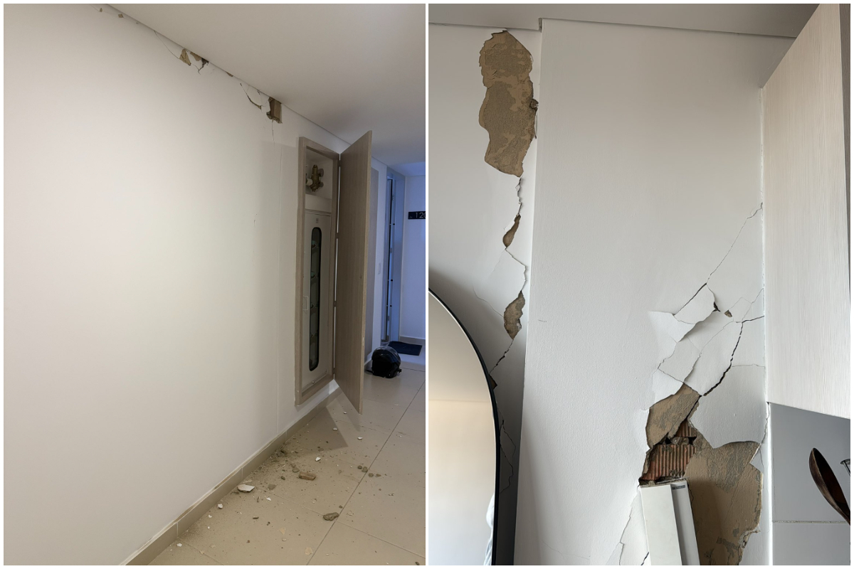 Denuncias edificio Parkview 145: vecinos denuncian grietas por temblor de hoy