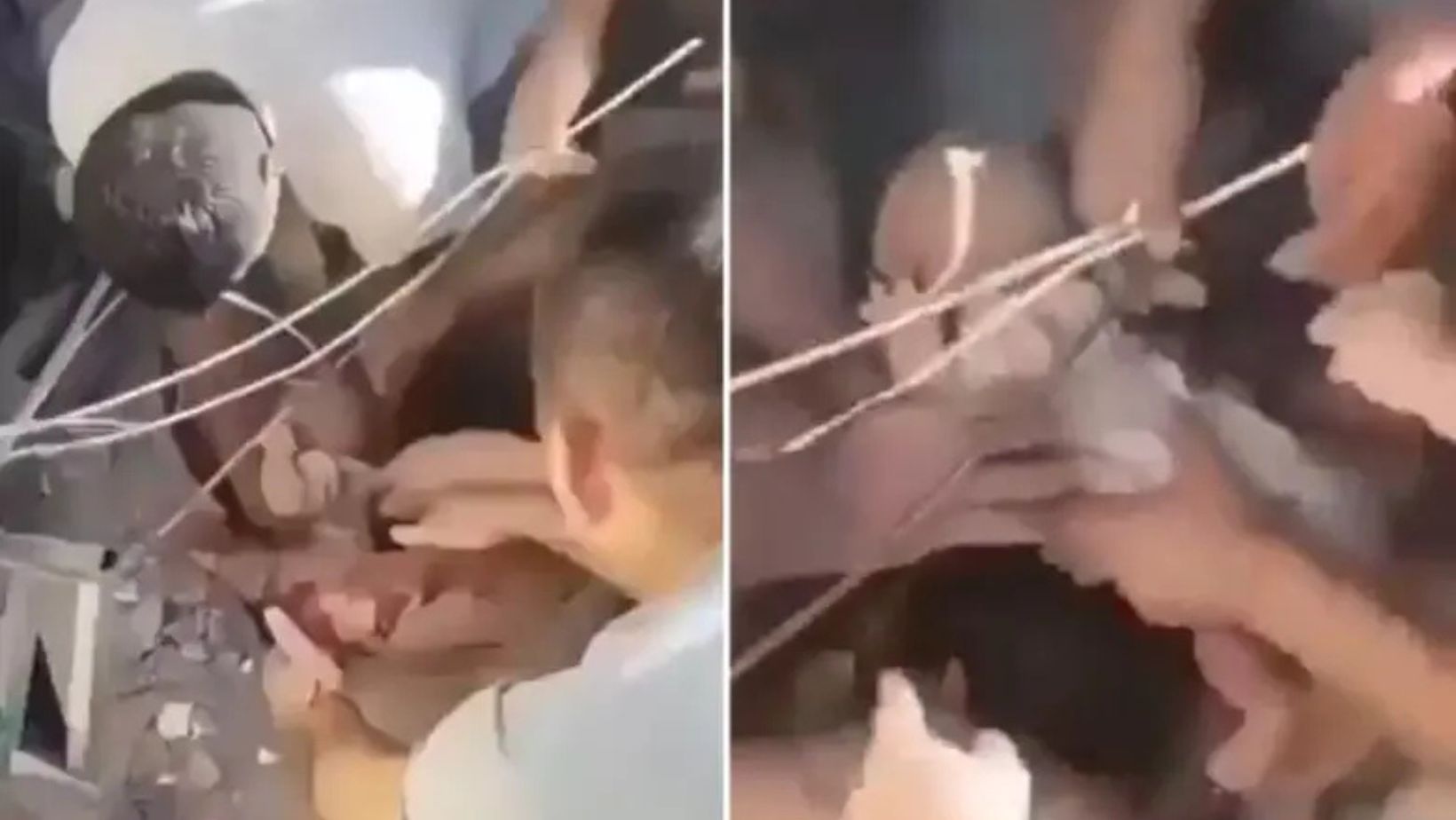 Mamá del bebé rescatado entre los escombros en Cali, sigue desaparecida